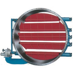 電動圓形百葉式調節(jié)蝶閥